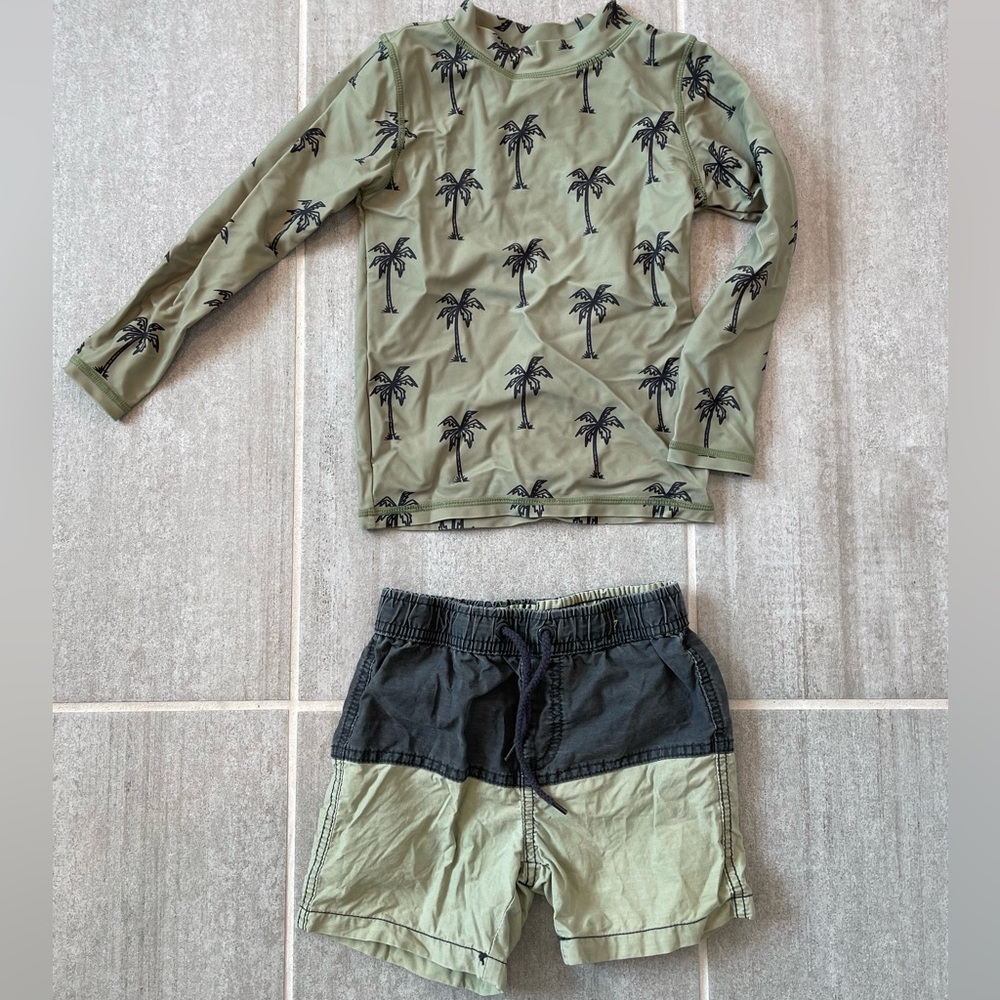 Cotton On Kids Swim Set | Bottoms Size 3 | Top Size 4